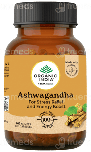 Organic India Ashwagandha Capsule 60